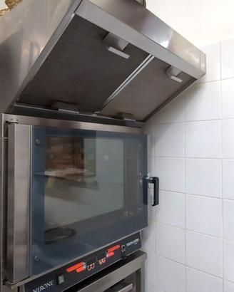 forno ventilato  + cappa a carboni attivi 