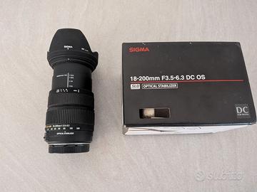 Sigma 18-200 DC OS per Canon EF-S