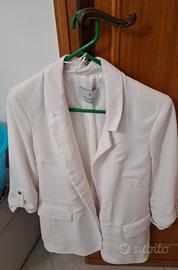 Blazer bianco Stradivarius taglia XS