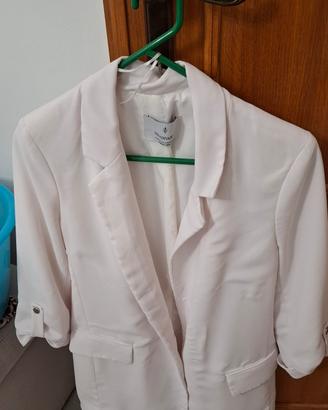 Blazer bianco Stradivarius taglia XS