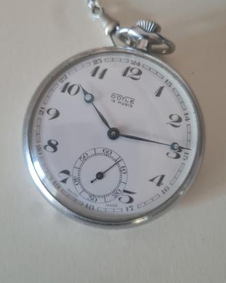 orologio da taschino Doyle 15 rubis acciaio 