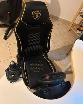 Postazione guida Lamborghini