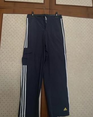 Pantaloni tuta Adidas blu leggeri 42/44