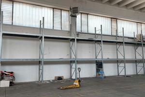 Scaffalatura porta pallet zincata altezza 450 cm