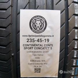 2 gomme 235 45 19 continental a20331