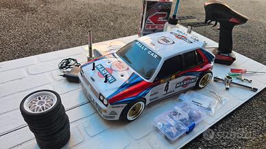 Lancia Delta Integrale rc a scoppio scala 1/10 