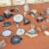 LOTTO MINERALI AGATA GREZZA  NATURALE