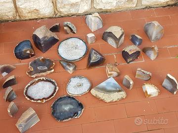 LOTTO MINERALI AGATA GREZZA  NATURALE