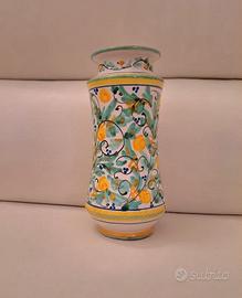 Vaso in ceramica dipinto a mano D'Arna Perugia It.
