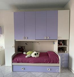 Cameretta a ponte piu scrivania