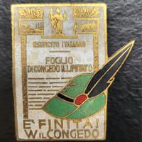 Spilla Alpini “Foglio di Congedo Illimitato
