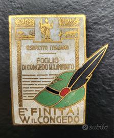 Spilla Alpini “Foglio di Congedo Illimitato