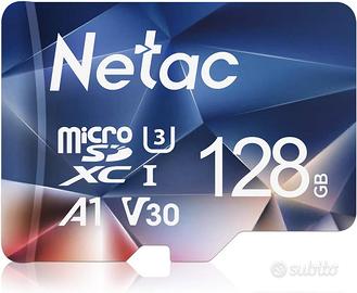 scheda microSD Netac 128Gb