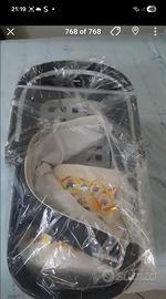 Carrozzino trio cam grigio e bianco 