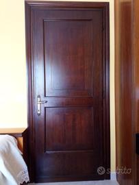 3 porte interne in noce scuro 