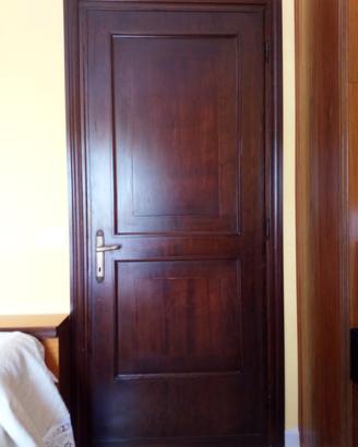 3 porte interne in noce scuro 