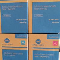 Kit 4 toner Konica TNP80 CMY BK