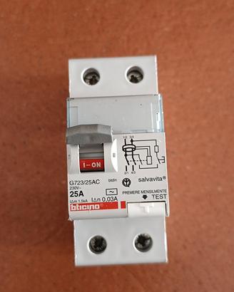 Interruttore Differenziale BTicino G723/25AC