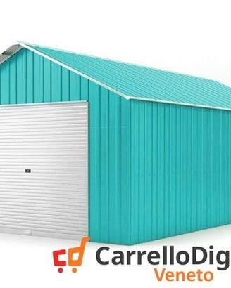 Baracca cantiere 438x724 con saracinesca azzurro