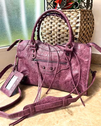 Citybag style motorcycle y2k 38x24 Purple
