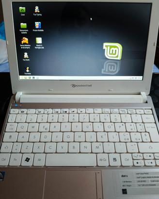 Netbook Packard Bell Dot S bianco