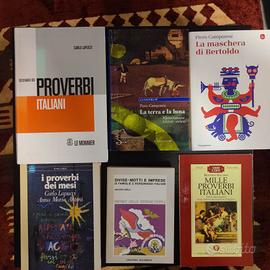 Lotto 17 Libri Cultura Popolare, Proverbi Italiani