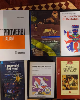 Lotto 17 Libri Cultura Popolare, Proverbi Italiani
