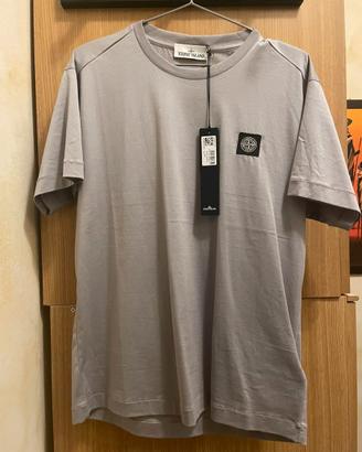 Stone Island Cotton Logo Patch T-Shirt Taglia M