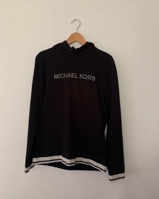 Michael Kors felpa con cappuccio nera tg M