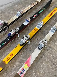 Set di 4 paia di sci da neve vintage