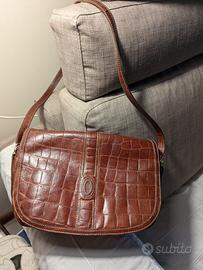 Borsa Pollini in vera pelle ,color cuoio