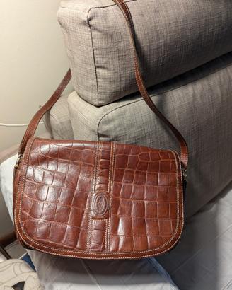 Borsa Pollini in vera pelle ,color cuoio