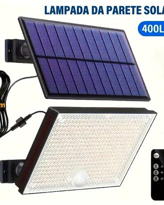 Lampada solare 400 LED con sensore di movimento 
