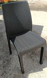 sedie impilabili da esterno