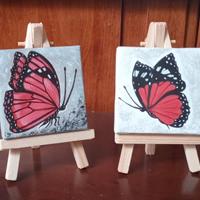 Mini tele dipinte a mano