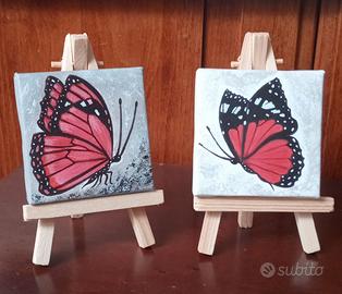 Mini tele dipinte a mano