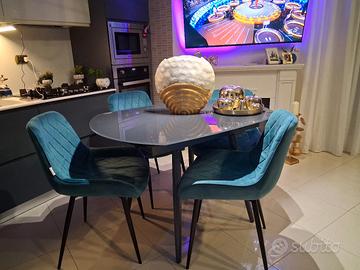 tavolo allungabile  con 4sedie