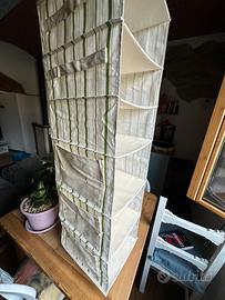 Divisorio in tessuto per armadio