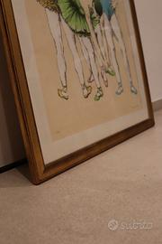 QUADRO LE BALLERINE DEL NOTO ARTISTA MESSINA