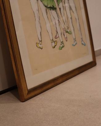 QUADRO LE BALLERINE DEL NOTO ARTISTA MESSINA