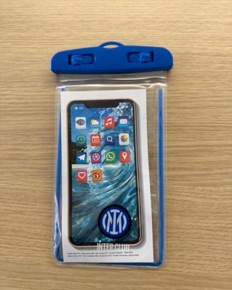 Custodia telefono da mare inter