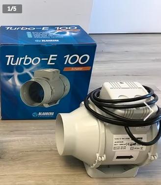 2 pezzi ventilatore assiale per areazione tubo