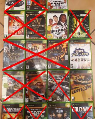 Giochi Xbox 1° generazione per collezionisti