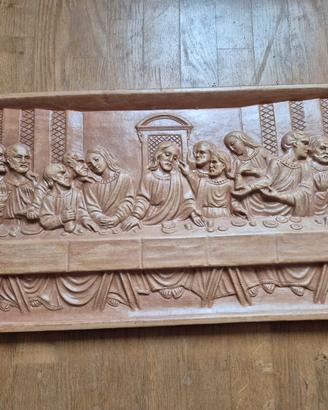bassorilievo raffigurante l'Ultima Cena
