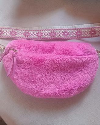 Borsa pelosa fucsia 