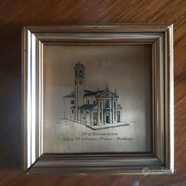 Quadretto su riporto in oro