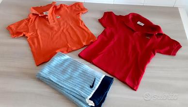 Lotto Lacoste e Nike bambino 6 anni