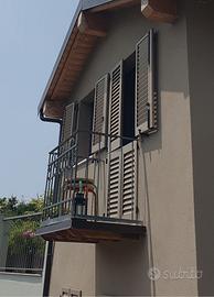Ringhiera balcone in ferro battuto