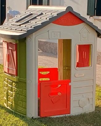 Casetta e Scivolo da giardino Smoby per bambini