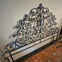 Testata letto in ferro battuto 